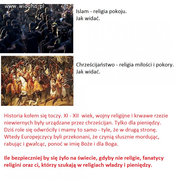 Religia pokoju vs religia miłości 