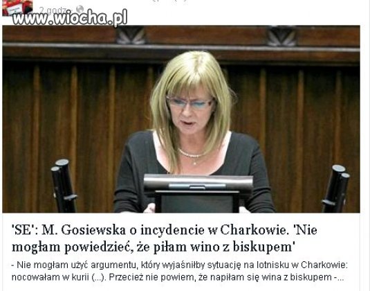 Ciekawe czego jeszcze nie może powiedzieć?