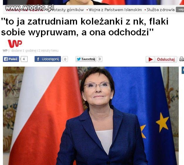 Sondaż bezlitośnie obszedł się z P. Premierą
