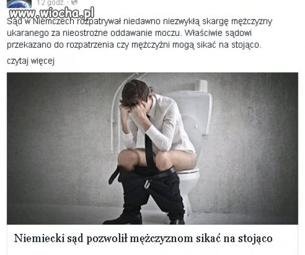 A u nas nie trzeba w sądzie o pozwolenie pytać