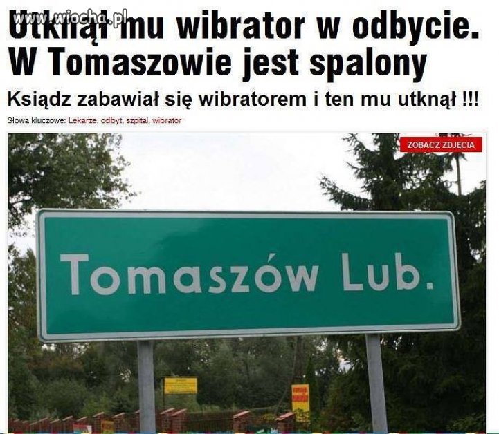 Atak wibratora na katolickiego duchownego. 