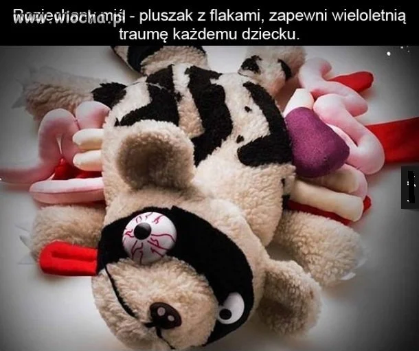 Rozjechany miś 