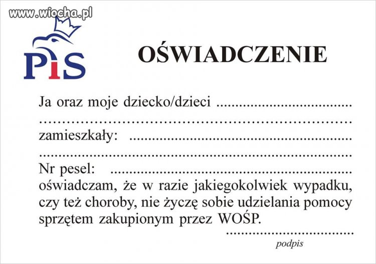 Znajdzie się pierwszy chętny 