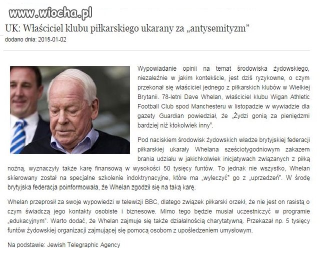 Właściciel klubu ukarany za "antysemityzm"