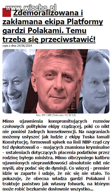 Wykorzystajmy dobrze 2015 rok! Zlikwidujmy koryto!