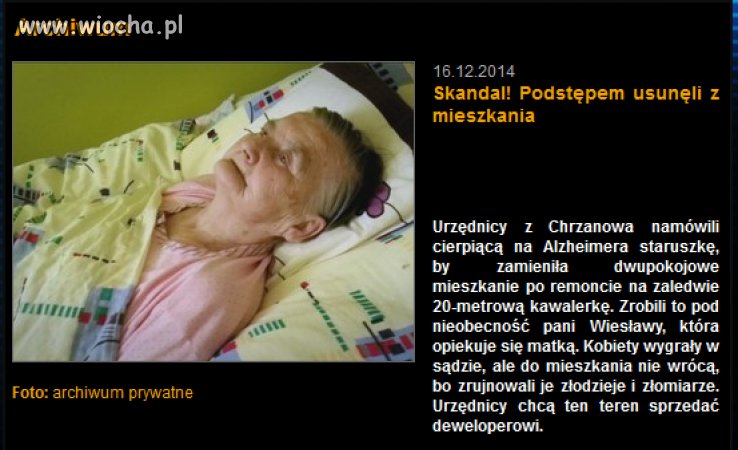 Sorry. Takich mamy udzędników