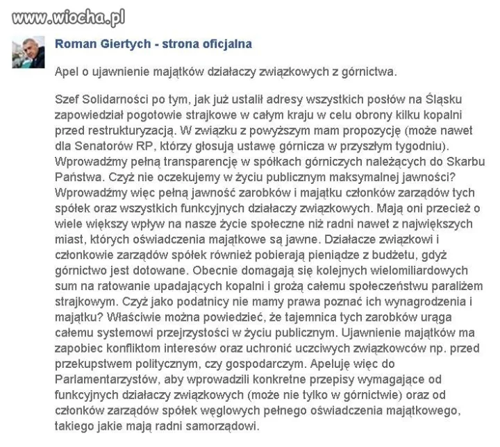Giertych czasem mądrze gada 