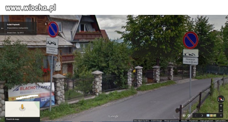 Postawili znaki tylko na jeden dzień 