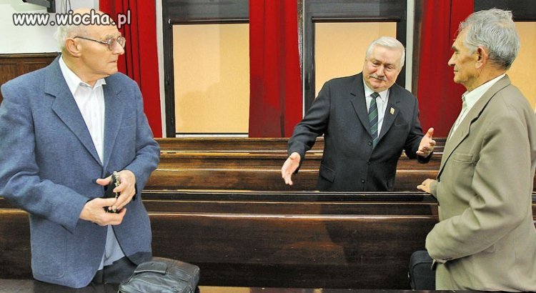 Wałęsa jako świadek bronił oskarżonego Kociołka...