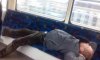 W krakowskim tramwaju, musiał mieć ciężki dzień.