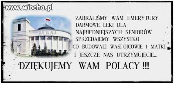 DZIĘKUJEMY WAM POLACY!!!
