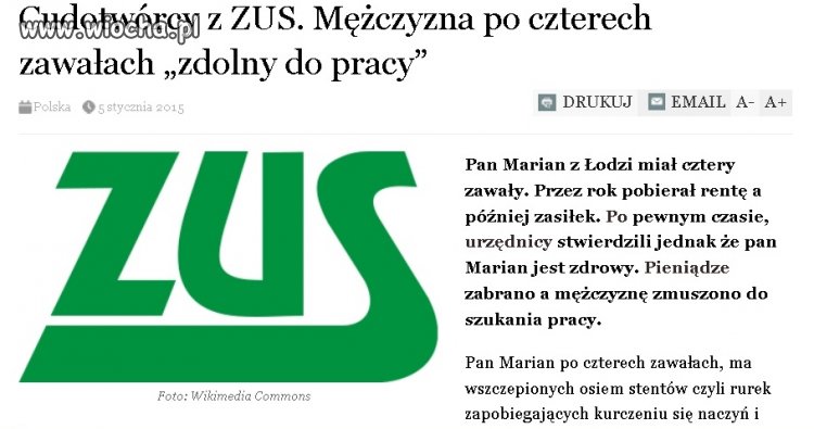 Według ZUS każdy jest zdolny do pracy 