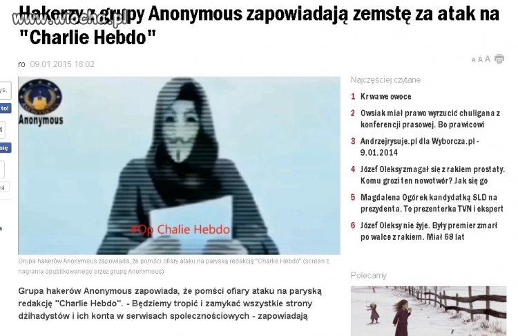 Hakerzy będą zamykać strony