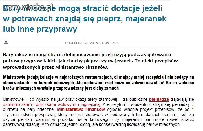 Absurd, wiocha...