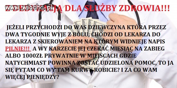 Z DEDYKACJĄ DLA SŁUŻBY ZDROWIA!!!