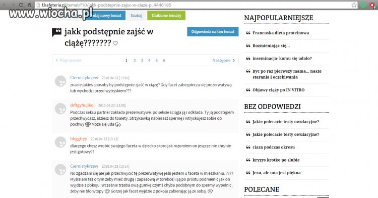 Jak podstępnie zajść w ciąże...