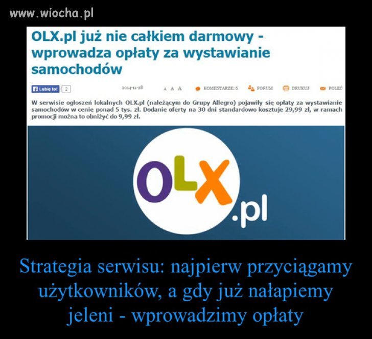 Miało być zawsze darmowe