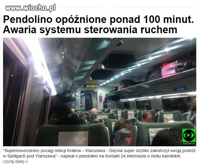Pendolino może tak bez końca