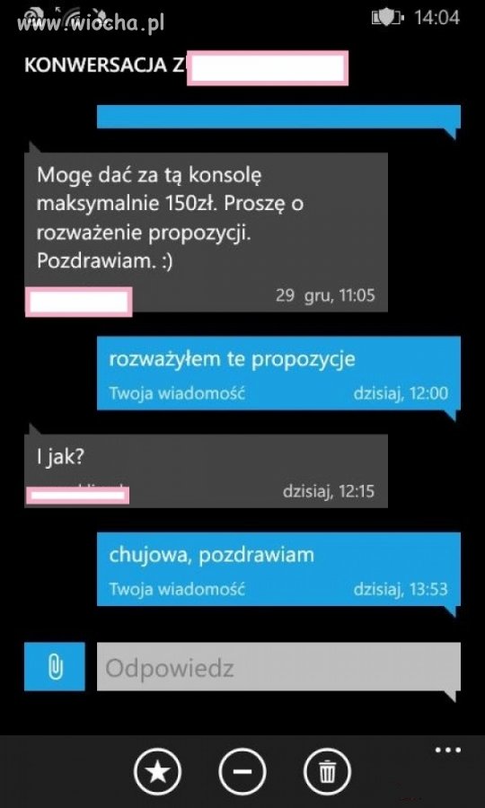 Propozycja zakupu konsoli