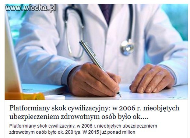 Skok cywilizacyjny na miarę PO