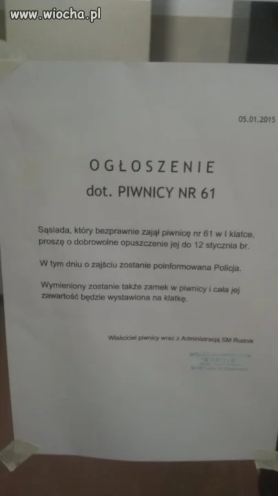 Ogłoszenie