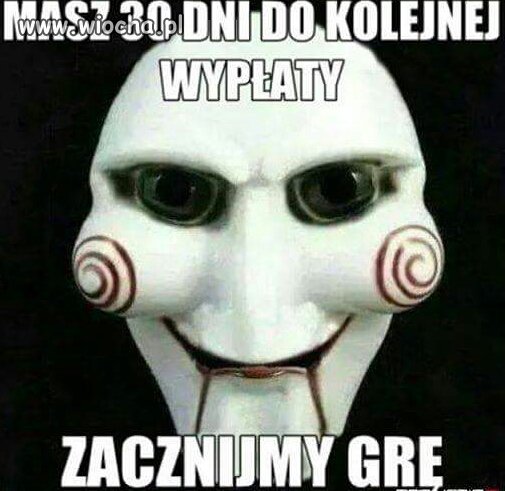 W sam raz na koniec miesiąca 