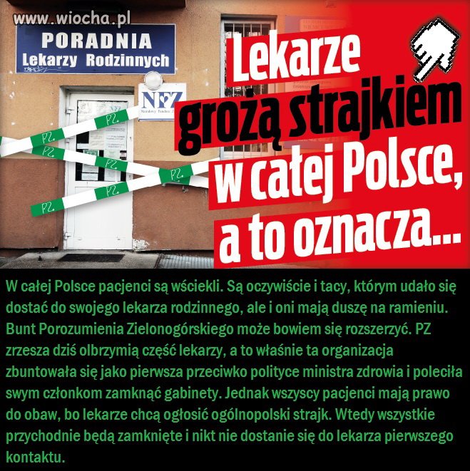 Lekarzom to się w dupach poprzewracało