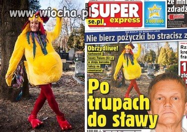 Po cmentarzu do sławy.rozum cezaremu odebrało