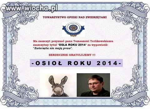 Osioł roku