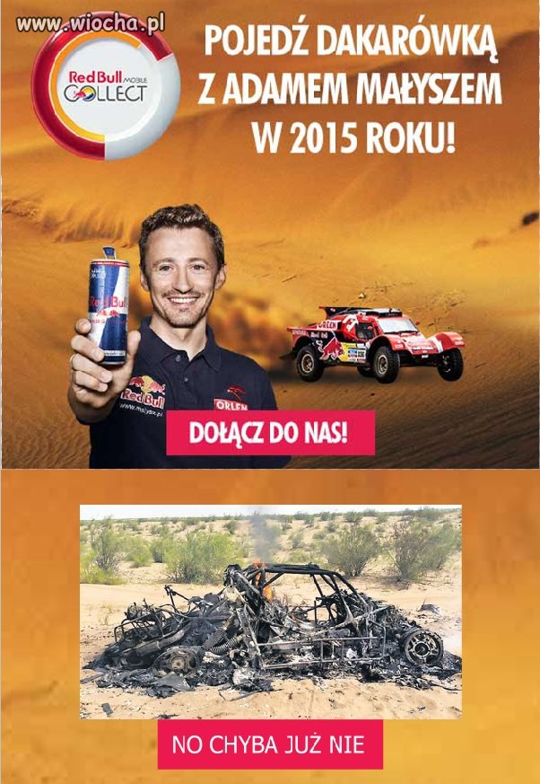 Pojedź dakarówką z Adamem Małyszem...