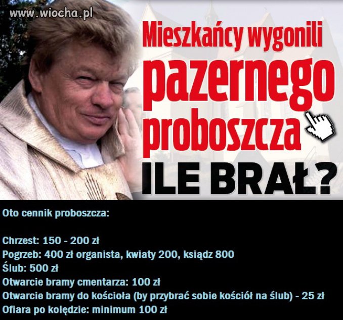 No takiego księdza