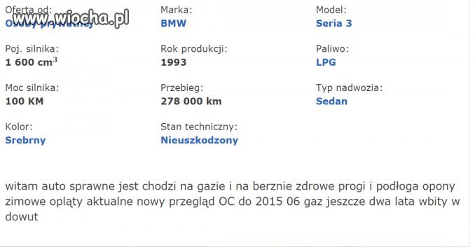 BMW Sprawne