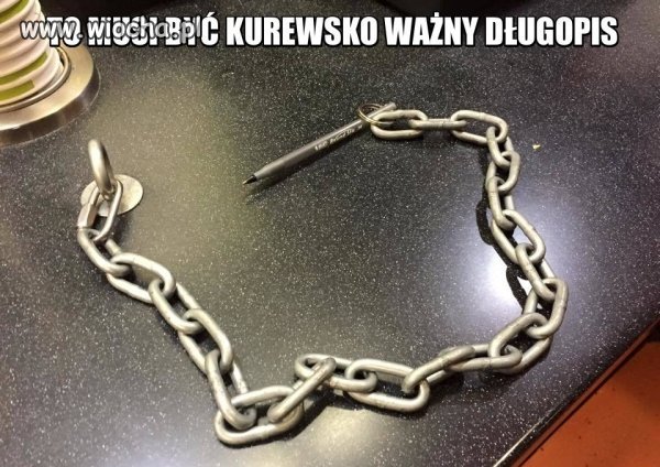 Chyba zginęło im dużo długopisów