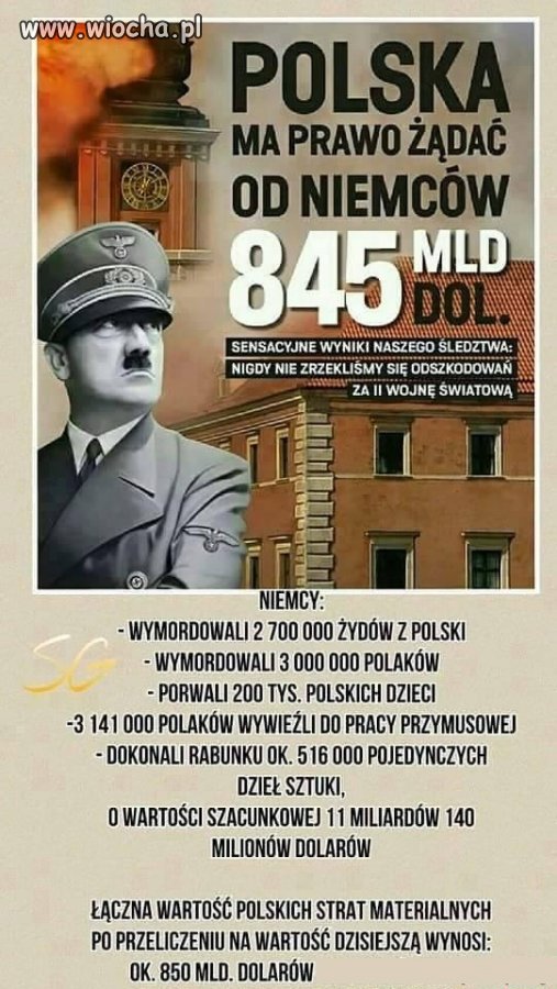 Ma prawo, ale to my wypłacamy Żydom 