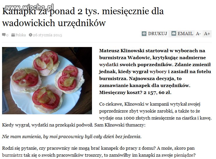 Szczyt bezczelności!