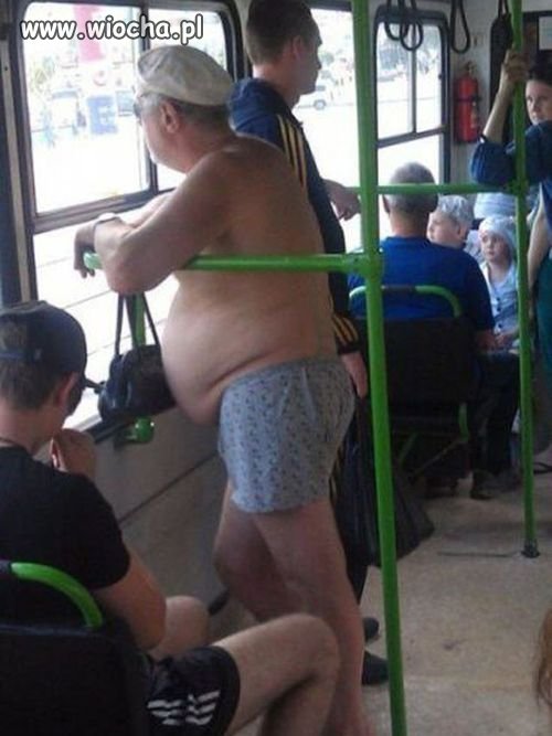 W niektórych autobusach 
