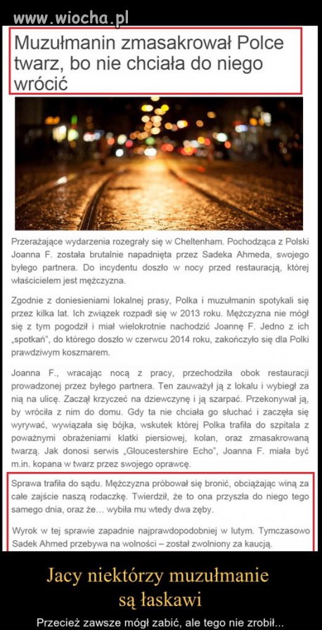 Polko wyjdź za Araba