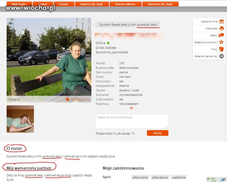 Wiocha na portalu dla singli 