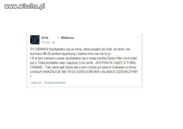 Wyznania na fejsie