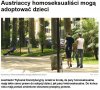 Austriaccy homoseksualiści mogą adoptować dzieci 