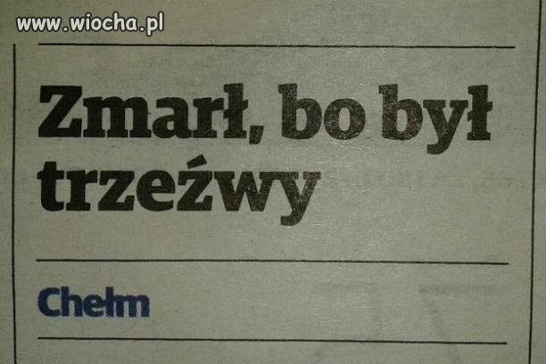 Ja bym dziś nie ryzykował