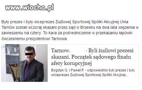 Ci co dali łapówki siedzą ten co brał jest WOLNY