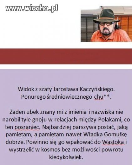 Hołdys o Prezesie