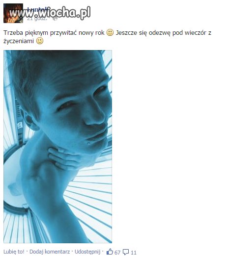 Luntek pozdrawia fanów z solarium