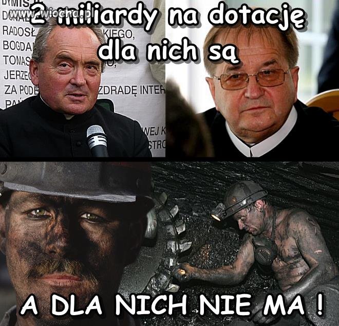 Może akurat górnicy nie najlepszy pomysł