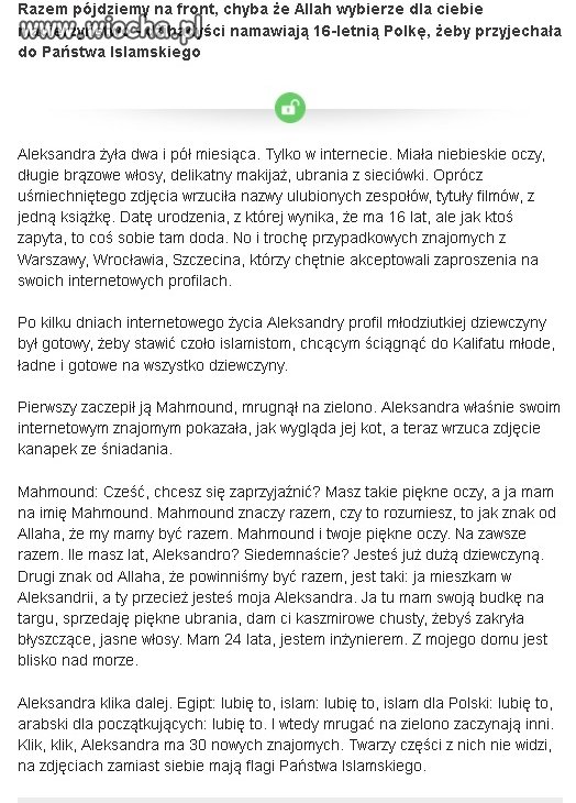 Będę rodzić terrorystów