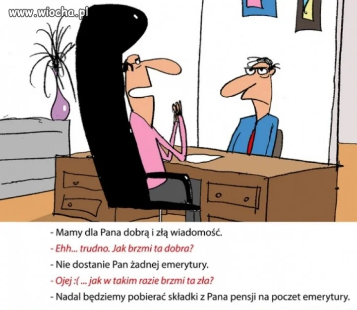 Wiadomość dla większości.