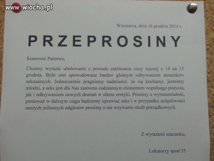 Przeprosiny