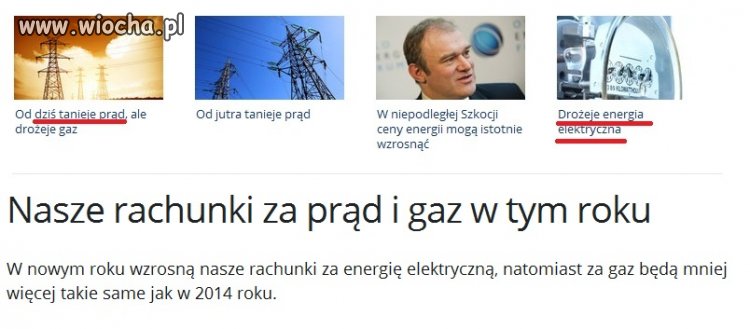 To tanieje, drożeje? Czyli robienie idioty...