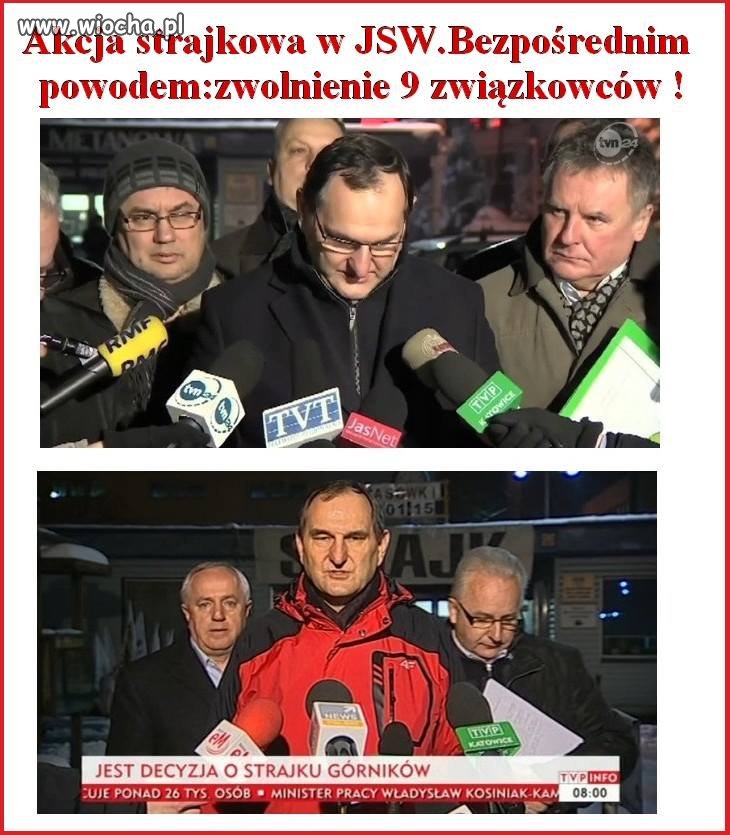 Ci 'górnicy' na zdjęciach to nie żadni górnicy to 